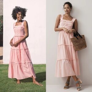 Gal Meets Glam Courtney Rio Stripe Lawn Maxi Dress In Pink White 2